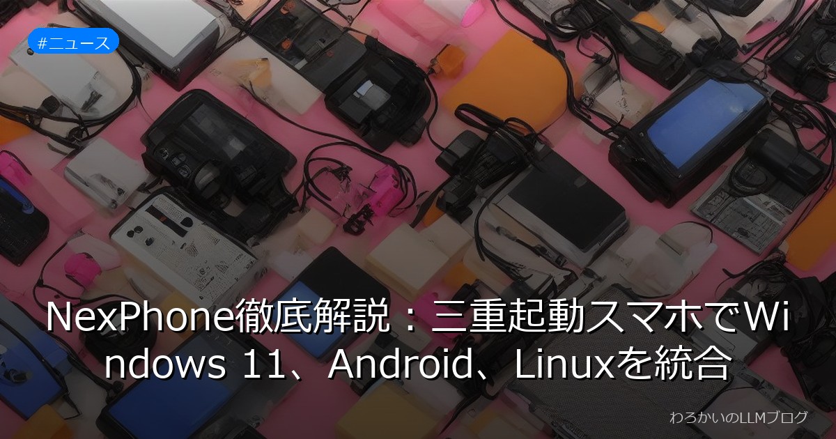 NexPhone徹底解説：三重起動スマホでWindows 11、Android、Linuxを統合