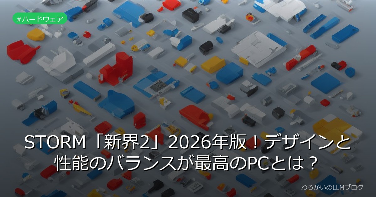 STORM「新界2」2026年版！デザインと性能のバランスが最高のPCとは？