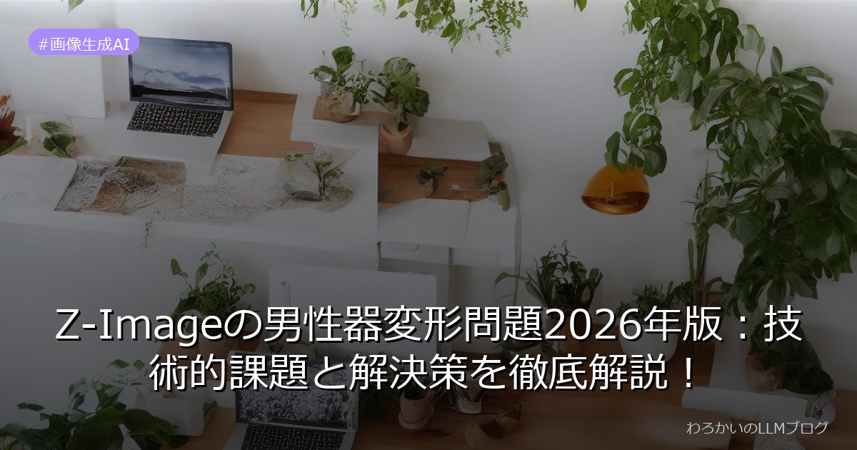 Z-Imageの男性器変形問題2026年版：技術的課題と解決策を徹底解説！